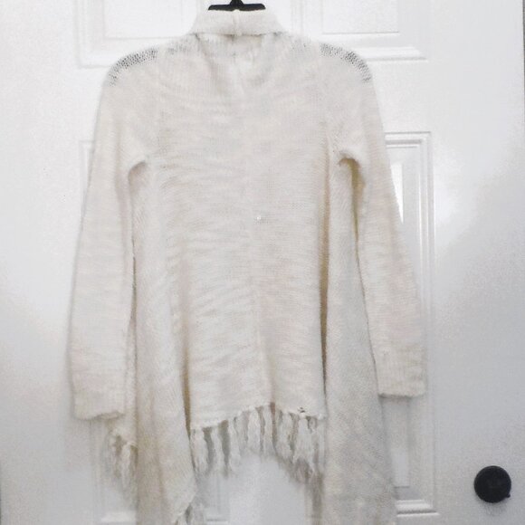 white waterfall cardigan small size - Picture 4 of 4
